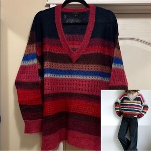 rag & bone Mohair Striped Sweater